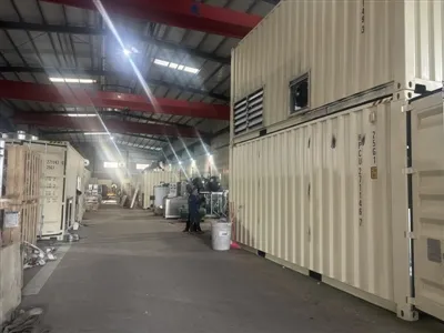 מכונת קרח פתית מכולה לייצור שלג
